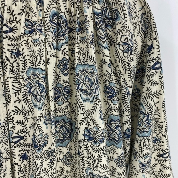 Denim and Company RL BoHo floral print top M - Picture 6 of 12